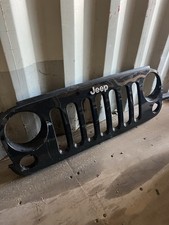 eBay title:OEM 2007-2018 Jeep Wrangler JK JKU Front Grille Gloss Black CB1158AC picture