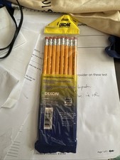Pencils 1 PACK OF 8 DIXON TICONDEROGA NO. FACTORY SEALED NIP - Classic  picture