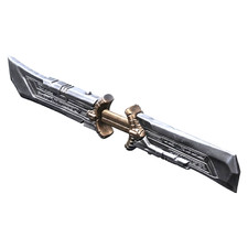 Sci-Fi Double Blade Polearm Prop Replica 3D Printed Cosplay Display 59 in Sword picture