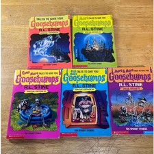 Scholastic Goosebumps Vtg Book Lot 1-5 R.L. Stine Special Edition Spooky Stories picture