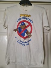 Vintage 1984 San Diego Padres Cubs Busters T Shirt AN48213 picture