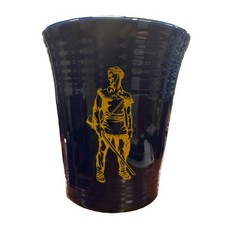WVU 2005 Limited Addition Cobalt Utensil Crock.  picture