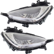 Set of 2 Clear Lens Fog Light For 2013-14 Hyundai Elantra Coupe LH & RH picture
