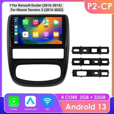 For Renault Duster,Nissan Terrano 3 2014-2022 Carplay Stereo Radio Android14 GPS picture