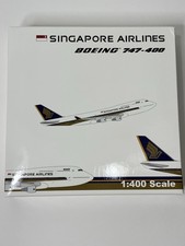Singapore 747-400 megatop 9V-SMF GEMINI JET 1:400 Scale picture
