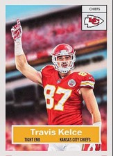 TOPPS NFL FOOTBALL LIVING SET CARD KANSAS CITY CHIEFS TRAVIS KELCE #3 picture
