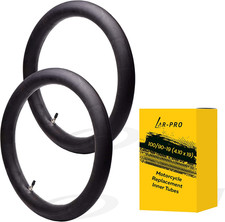 (2-Pack) 100/90-19 (4.10 X 19) Motorcycle Inner Tubes - 19