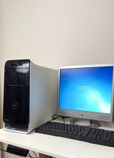 Vintage Dell Studio XPS Desktop Tower, Windows 7 Home Premium, Black/Silver picture