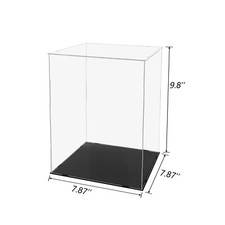 Acrylic Display Case Dustproof Box Action Figures for Collectibles Diecast DIY picture