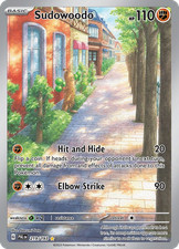 Sudowoodo 219/193 Illustration Rare Paldea Evolved Pokemon Holo NM picture