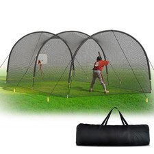 Portable Softball Baseball Batting Cage, 22x12x8 Ft Heavy Duty for Backyard Park picture