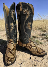 Vintage HONDO Python Snakeskin 16