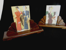 French Antique  Wood Frames Art Deco Vintage Photo. picture