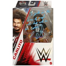 Carlito autographed signed inscribed figure JSA WWE Elite Collections Series picture