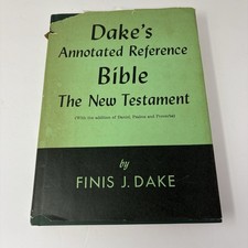 Dakes Annotated Reference Bible New Testament 1977 Hardcover 6th Printing picture