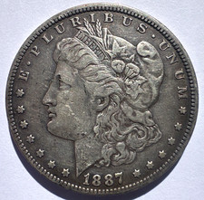 1887 o 90% Silver Morgan Dollar $1 picture