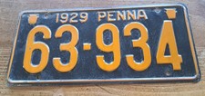 Vintage 1929 Pennsylvania 