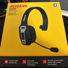 RoadKing RKING3000 Bluetooth Trucker Headset Noise Canceling Mic 30 Hour Battery picture