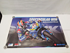 ALEX RINS & TEAM SUZUKI ECSTAR TEAM BRITISH MOTO GP WIN at SILVERSTONE POSTER picture