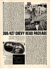 1968 CHEVROLET 396 / 427 HEAD PACKAGE  ~ ORIGINAL ARTICLE / AD picture