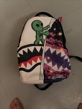 Sprayground Backpack Alien Unvealing Limited Edition Sold Out Rare picture