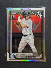 2024 Bowman Chrome 1st Refractor BDC-31 Caleb Bonemer White Sox picture
