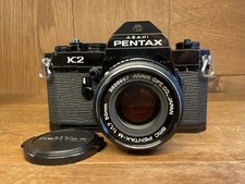 *CLA'd : Near Mint ++* Pentax K2 Black Film Camera SMC M 50mm F/1.7 Lens From JP picture