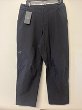 Arc'teryx Clarkia Women's Size 12 REGULAR Black Cotton Wide Leg Pants $200+ NWT picture