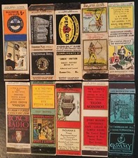 30 OLD DIAMOND QUALITY/SAFETY FIRST/ EDDY QUALITY MATCHBOOK COVERS picture