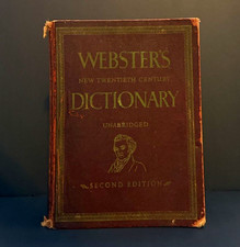Vintage Webster’s New Twentieth Century Dictionary-Unabridged-2nd Edition- Vol I picture