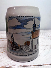 Vintage 1991 Bieberehren German Beer Stein picture