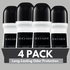 Avon Black Suede Antiperspirant Deodorant, Long-Lasting 2.6 fl oz (4-Pack) picture