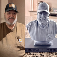 Custom Photo to 3D Printed Sculpture, Personalized Portrait Statue, Custom Made picture
