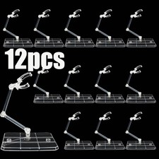 12PC HG144 Adjustable Action Figure Display Holder Base Doll Model Support Stand picture