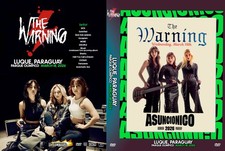 THE WARNING LIQUE, PARAGUAY 03-18-2026 DVD KISS THE PRETTY RECKLESS HALESTORM picture