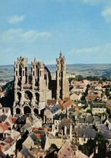 Laon Aisne 1977 old card pc cpa postcard picture