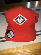 NWT Columbia PFG Georgia Bulldogs Red Adjustable Snapback Elite 3D Stretch Hat picture