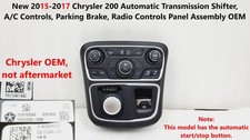 15 -17 Chrysler 200 Transmission Shifter AC Heater Controls Parking Switch Panel picture