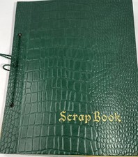 Vintage 1940's Loaded Scrapbook Birthday Greeting Cards News clippings Recipes picture