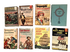 Lot of 8 World Landmark Books Random House Vintage History Hmschool Dust Jackets picture