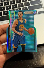 2013-14 STEPHEN CURRY LIGHT BLUE PRIZM /199 DIE CUT PANINI /199 STEPH #9 picture