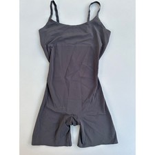 Assets Red Hot Label by Spanx Black Mid-Thigh Bodysuit Shapewear Large picture