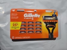 Gillette Fusion 5 Razor Blades - 12 Cartridges   picture