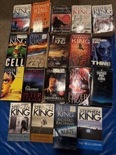 Stephen King Richard Bachman 19 Book Paperback Lot Horror Thriller Vintage picture