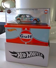 RARE Hot Wheels RLC Exclusive - 1976 Volkswagen Golf MK1 GTI - Gulf Livery - MIC picture