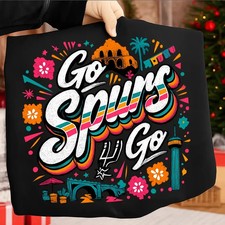 Go Spurs Go Tee San Antonio Spurs Retro Basketball Design AN71634 picture