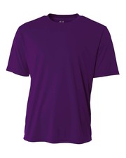 A4 Mens 100% Polyester Short Sleeve Cooling Performance Stylish Tshirt - N3142 picture