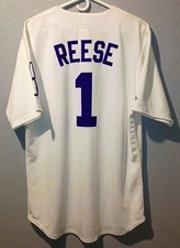 NWOT Majestic Brooklyn Dodgers #1 Pee Wee Reese Men’s L/Large Jersey HOF $230 picture