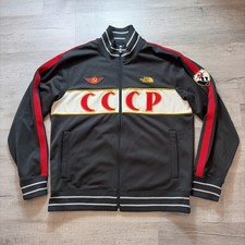 EUC THE NORTHFACE A5 SERIES CCCP TRACK JACKET SZ XL ELBRUS SUMMIT RUSSIA OLYMPIC picture