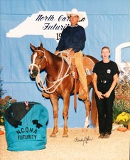 Vintage Harris Leather Mane Hair Mecate Reins picture
